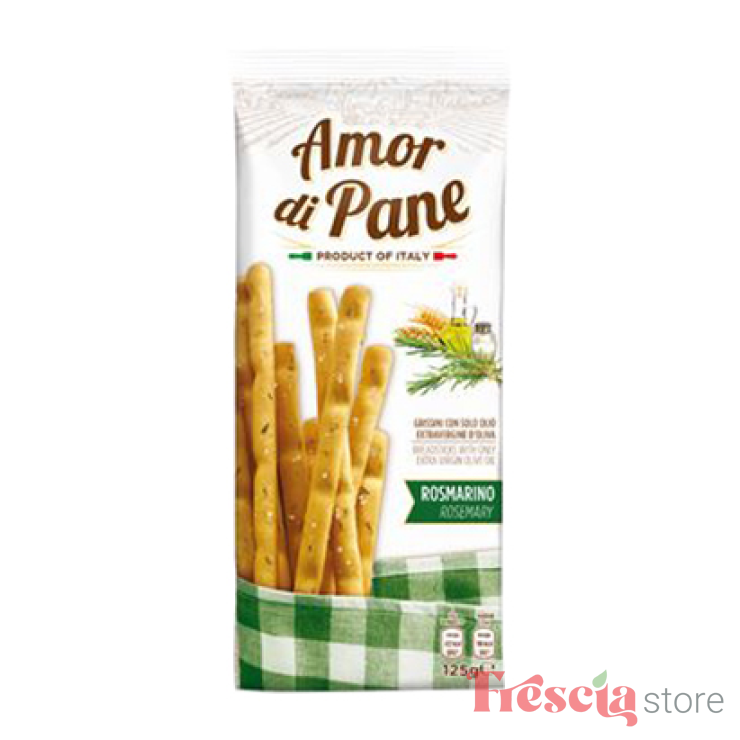 GRISINE AMOR DI PANE ROZMARIN 125g