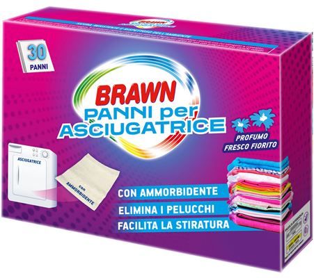 BRAWN PANNI ASCIUGATRICE X 30 +AMMORBIDE NEW