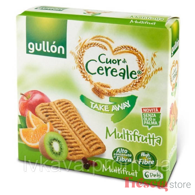 BISCUITI CU CEREALE MULTIFRUCT CAMPIELLO GULLON 144G