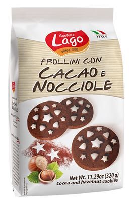 BISC. ELLEDI LAGO GR 320 CACAO NOCC FROLLINI