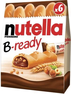 FERRERO NUTELLA SNACK B-READY T6 GR 132