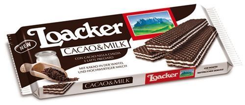 WAFER LOACKER GR 175 CACAO & MILK *13590