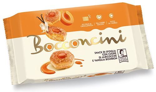 VICENZI BOCCONCINI ALBICOCCA VANIGLIA GR 90