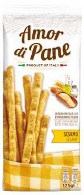 GRISSINI AMOR DI PANE SESAMO GR 125