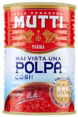 MUTTI POLPA POMODORO GR 400 LATTINA