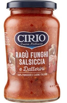 SUGO CIRIO RAGU' FUNGHI SALSICCIA GR 350