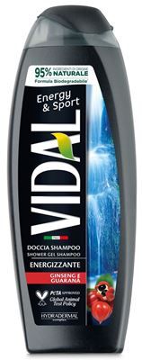 VIDAL DOCCIA-SHAMPOO ENERGY & SPORT GINSENG