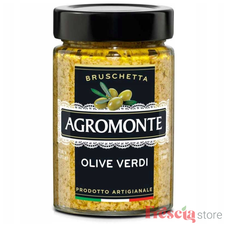 CREMA MASLINE VERZI BRUSCHETTA AGROMONTE 100G