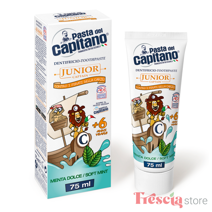 PASTA DE DINTI COPII PASTA DEL CAPITANO 6+ANI 75ML