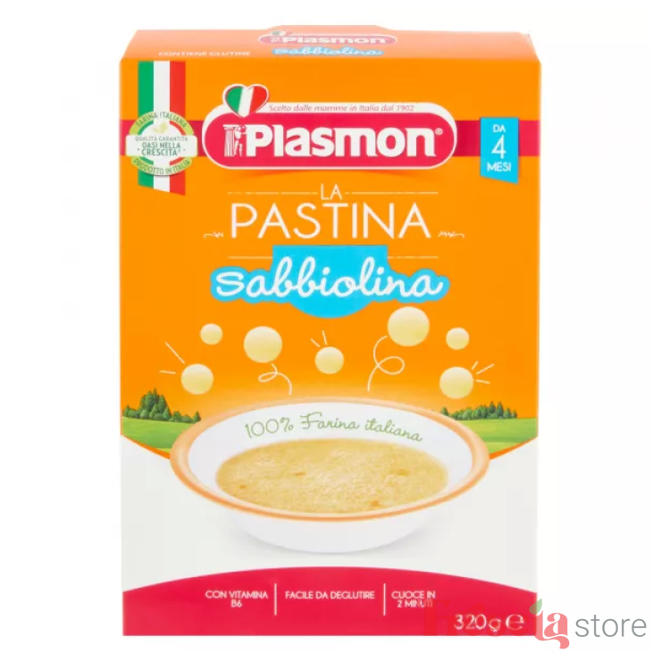 PASTINE SABBIOLINA PLASMON 320G