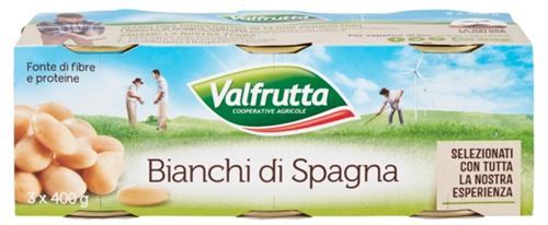 FAGIOLI VALFRUTTA BIAN.SPAGNA 400X3 *944