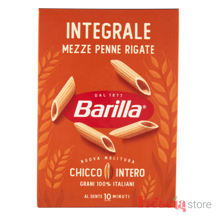 PASTE INTEGRALE MEZZE PENNE RIGATE BARILLA 500g