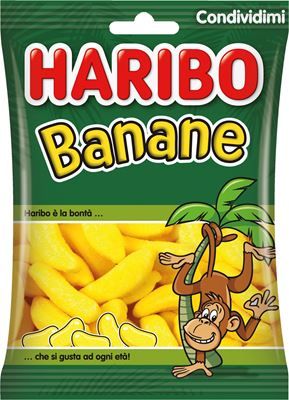 CARAMELLE HARIBO BANANE GR 175