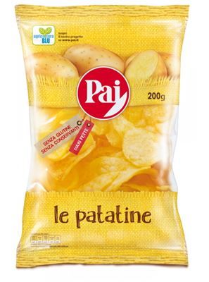PATATINE PAI CHIPS GR 200 CLASSICA TRASP