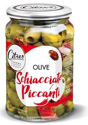 CITRES OLIVE VERDI SCHIACC PICCANTI OLIO 520