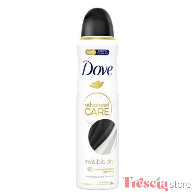 DEODORANT SPRAY INVISIBLE DRY DOVE 150ML