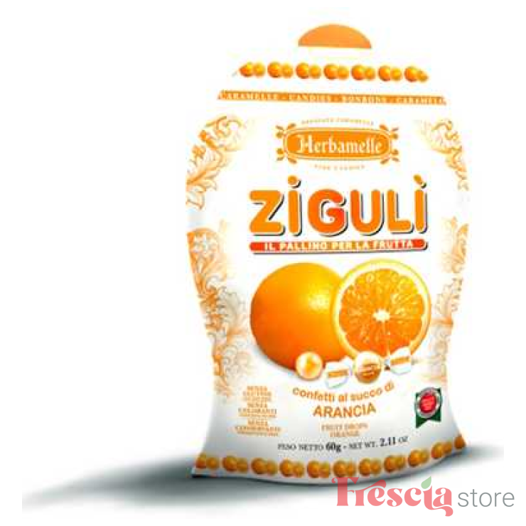 CARAMELE CU PORTOCALA HERBAMELLE 60G