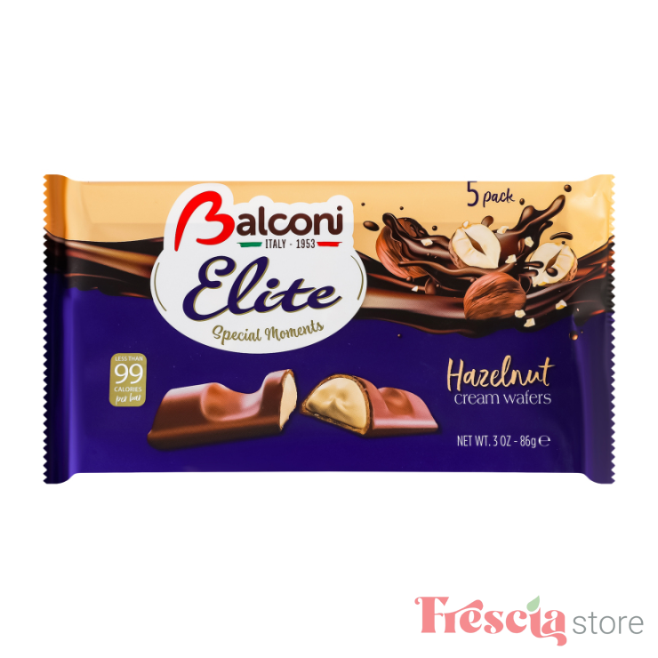 NAPOLITANE SNACK ELITE CU NOCCIOLA BALCONI 86G