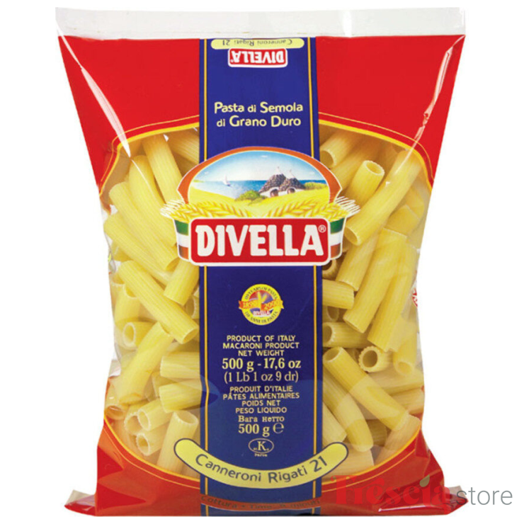 PASTE CANNERONI RIGATI SE.21 DIVELLA 500G