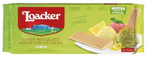 WAFER LOACKER GR 150 ICE CREAM LIMONE *10112