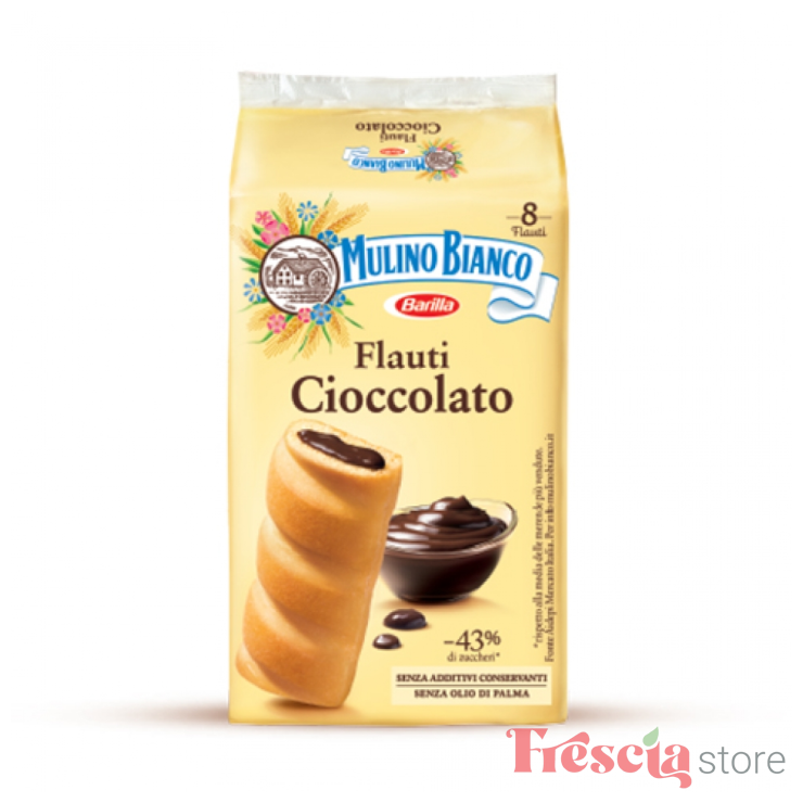 PRAJITURI FLAUTI CU CIOCOLATA 280g