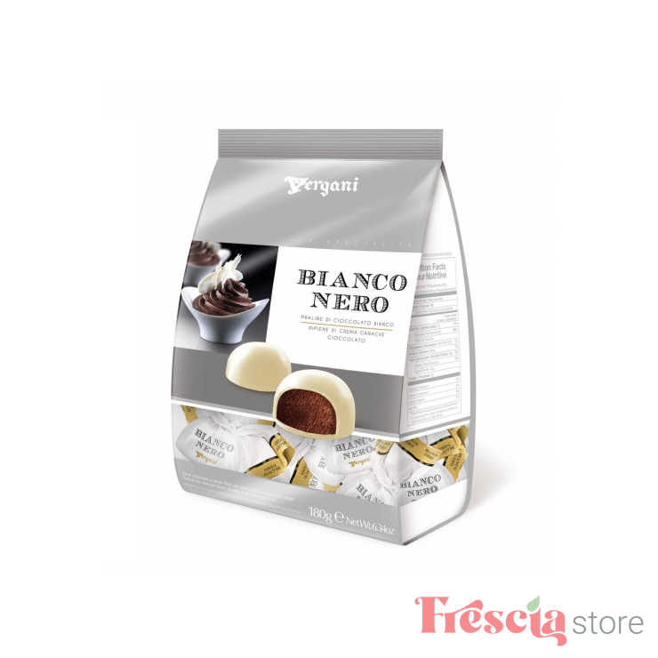 PRALINE CIOCOLATA ALB-NEGRU 180G