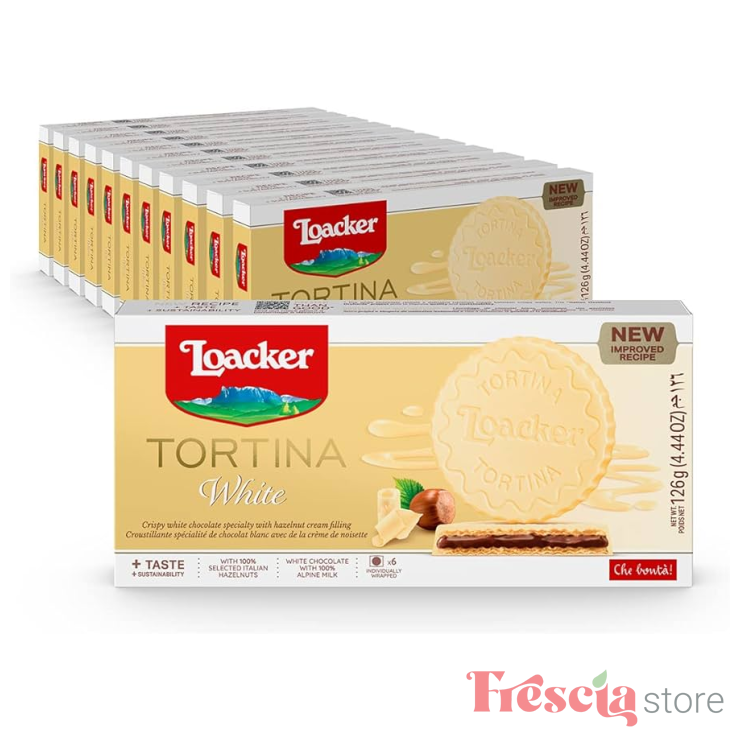 LOACKER TORTINA WHITE 63g