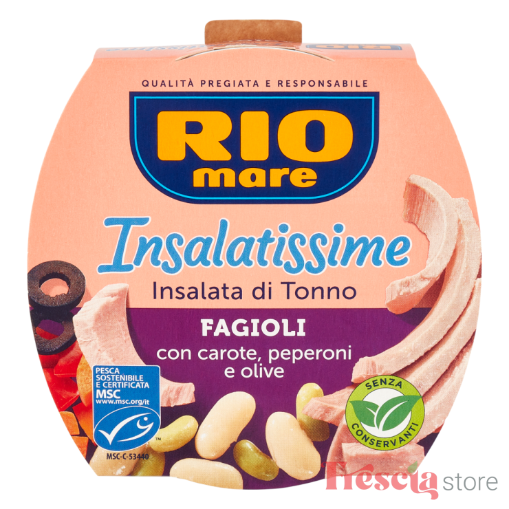 SALATA DE FASOLE CU TON RIO MARE 160G