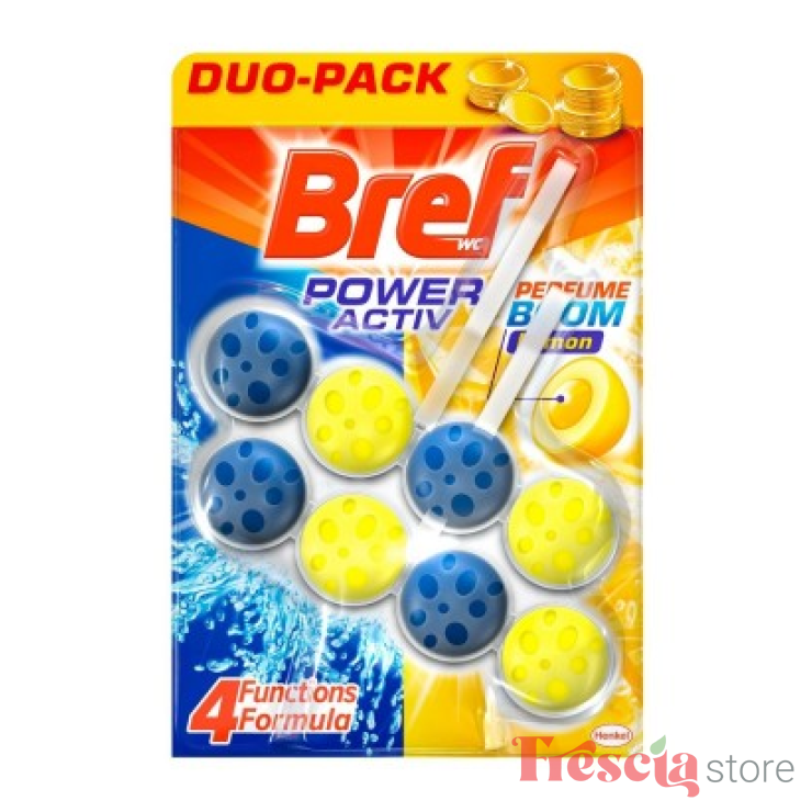 BREF WC POWER ACTIVE LEMON DUO-PAK X4