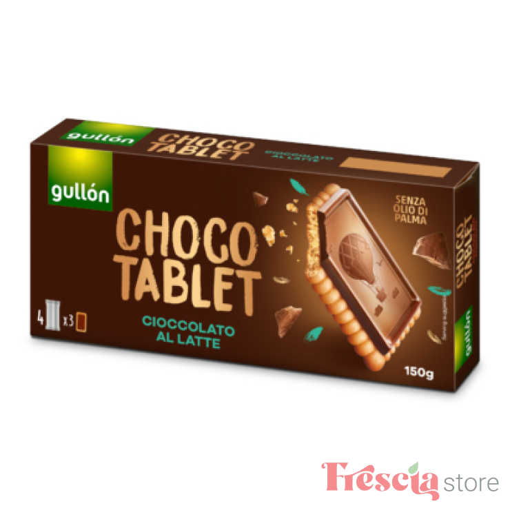 BISCUITI CIOCOLATA CU LAPTE GULLON 150G