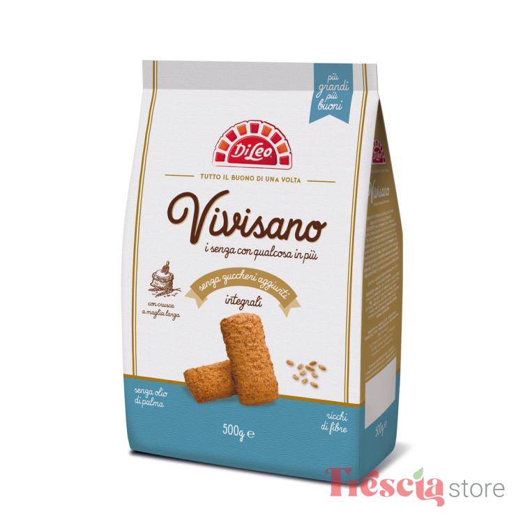 BISCUITI INTEGRALI FARA ZAHAR VIVISANO 500G