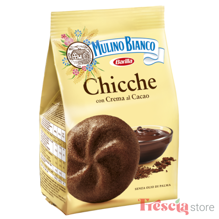 BISCUITI CHICCCHE CREMA CACAO M.BIANCO 200G