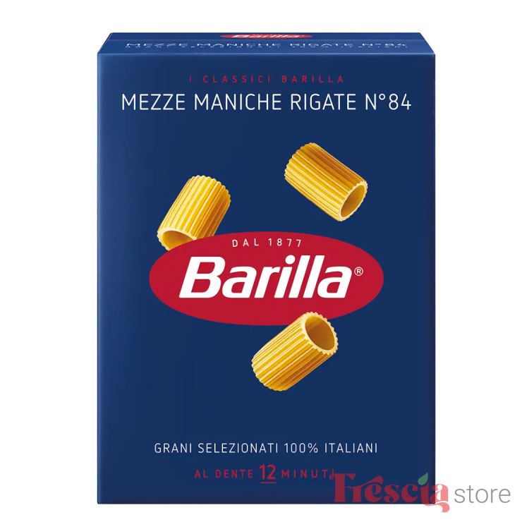 PASTE BARILLA 1/2 MANICHE RIGATE 500g