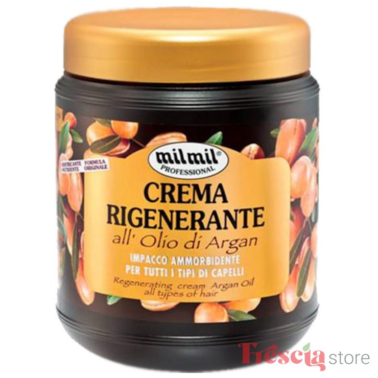MILMIL CREMA REGENERATOARE PENTRU PAR LUNG/ MEDIU CU ULEI DE ARGAN 1000ML