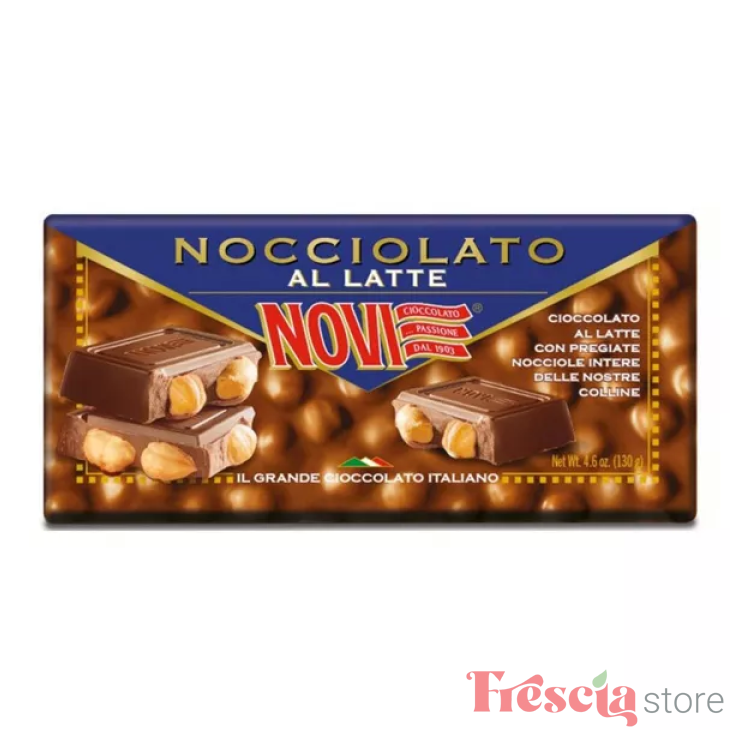 CIOCOLATA NOVI CU ALUNE SI LAPTE 130g