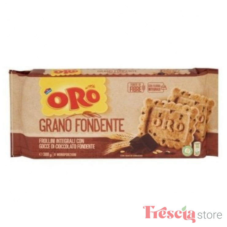 BISCUITI ORO SAIWA GRANO FONDENTE 300g