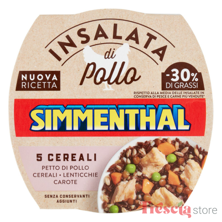 SALATA DE PUI CU 5 CEREALE SIMMENTHAL 160g