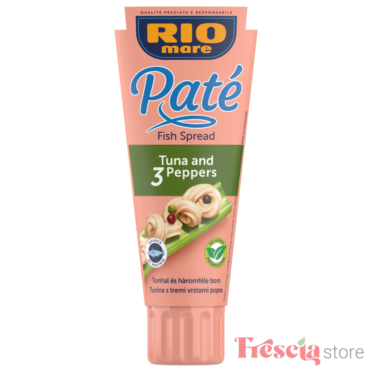 PATE RIO MARE CU TON SI 3 TIPURI PIPER 100g
