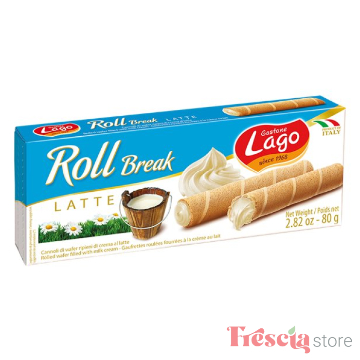 ROLL BREAK LAGO CU LAPTE 80g