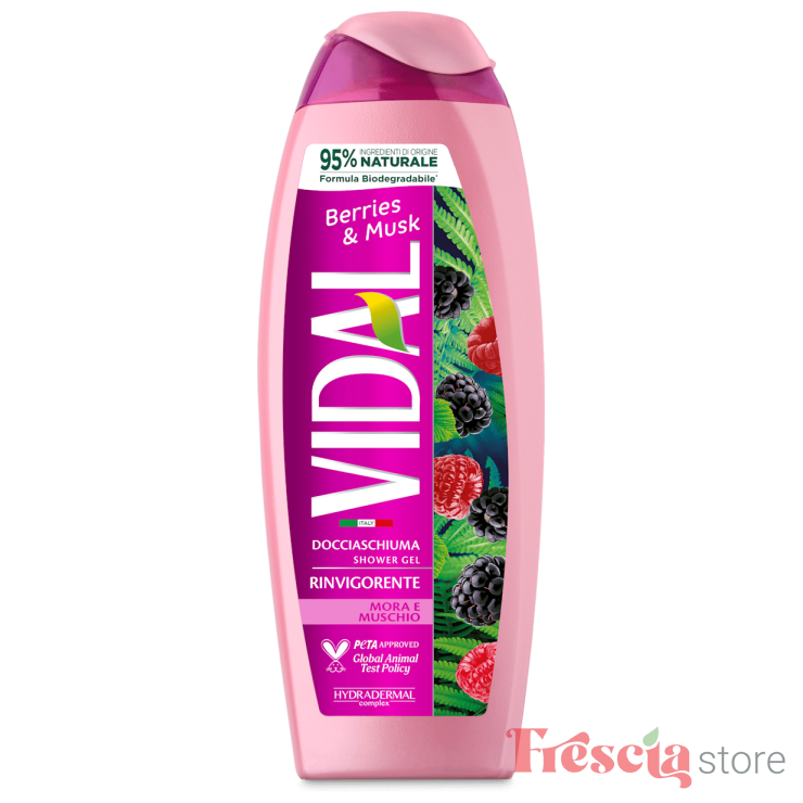 GEL DE DUS MURE SI MUSK VIDAL 250ML