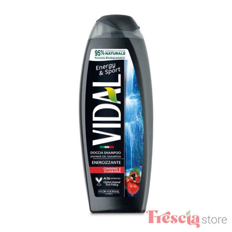 GEL DE DUS SI SAMPON VIDAL GINSENG SI GUARANA 250ML