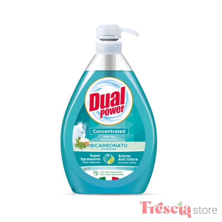DET.VASE DUAL POWER CU BICARBONAT GEL 1L