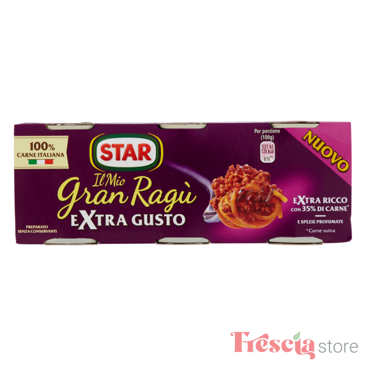 SOS RAGU EXTRA GUSTO STAR 3X100G