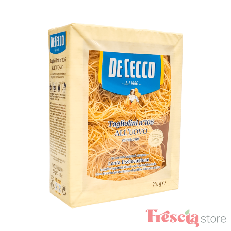 PASTE TAGLIOLINI CU OU DE CECCO 250G