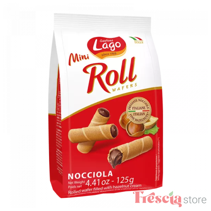 LAGO MINI ROLL CU CIOCOLATA 125GR