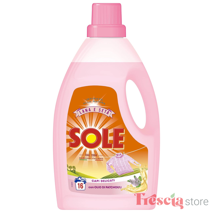 DETERGENT LICHID SOLE CU ULEI DE PATCHOULI ROZ 16 SPALARI 1L
