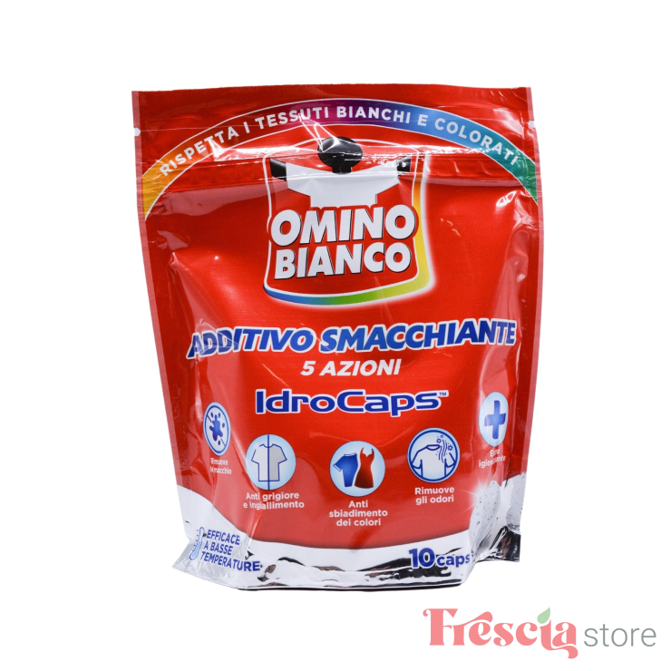 DETERGENT CAPSULE OMINO BIANCO RUFE COLORATE 10 CAPSULE 200G