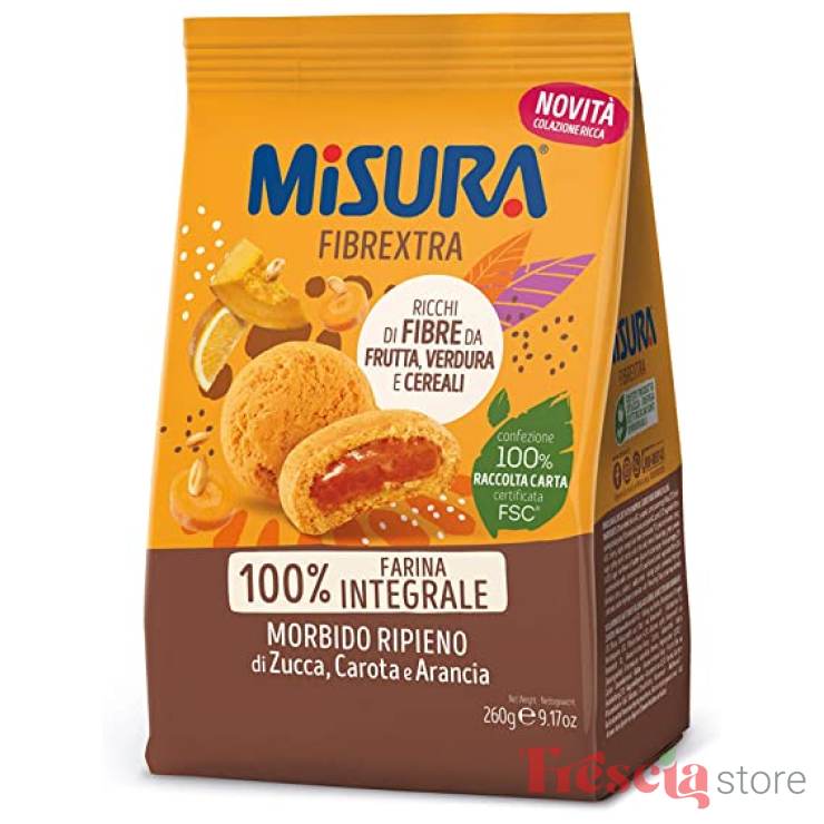 BISCUITI MISURA CU PORTOCALA&MORCOV 260g