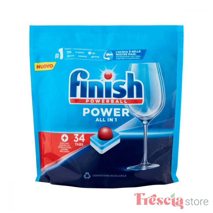 FINISH POWER REGULAR SP VASE 34CAPS