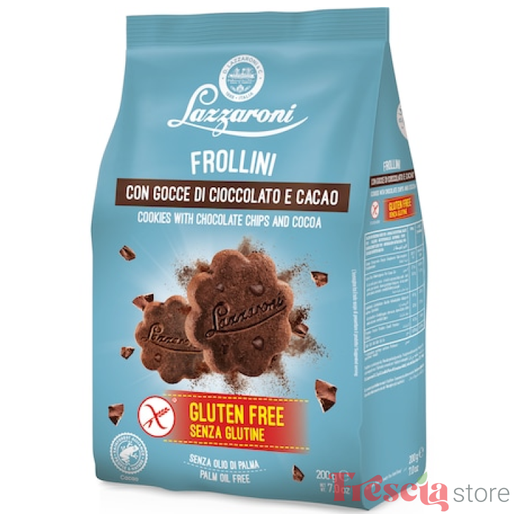 LAZZARONI BISCUITI CIOCOLATA FARA GLUTEN 200g